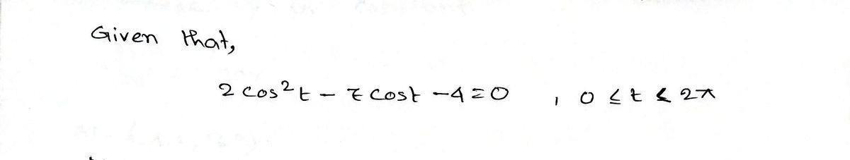 Trigonometry homework question answer, step 1, image 1